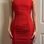 Hello Molly Red Bodycon Mini Dress Photo 0