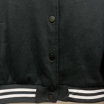 Common Stitch Chic Black and White Varsity Jacket with '89' & Brooklyn Dripping Size L Photo 4