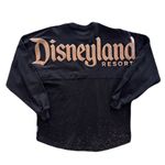 Disney Unisex Disneyland Black Rose Gold Foil Spirit Jersey Size Small Belle Ball Photo 0