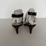 Vince Camuto Heels Manita Black Soft Nappa Silk Jeweled Ankle Strap Party 8 W Photo 4