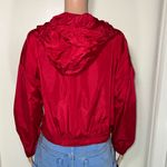 NWT Pinko Tango Red Guastalla Tela Tecnica Wind Breaker Zip Up Jacket Photo 3