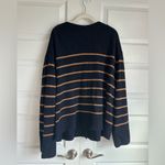 Vince  Wool Cashmere Breton Stripe Cardigan‎ XXXL Photo 7