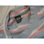 Wild Fable New women's medium blue/pink/white long sleeve top Photo 2