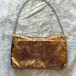 Gold Metallic Shinny Party Shoulder Purse Photo 1
