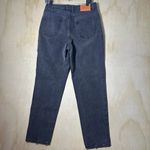 Princess Polly  Denim Zaiden Black Wash Mom Jeans High Rise Distressed Hem Size 8 Photo 7