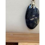 Natural Sodalite Stone Pendant Blue Photo 4