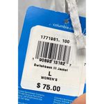 The North Face  Jacket Women Sz L White Water Resistant Windbreaker Hiking Hooded Photo 6