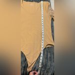 Nuuds oat scoop neck Long Sleeve Bodysuit Tan Size XL Photo 5
