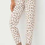Ann Taylor Sweater Knit Leopard Print Jogger Pants Photo 0