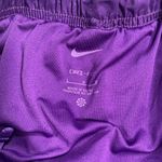 Nike Women's Athletic Shorts in Purple and White Photo 3