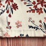 Just Fab White Stretch Floral Print Skinny Jeans Photo 4