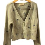 LA Hearts Pacsun L.A.Hearts Cropped Mushroom Embroidered Sweater Photo 1