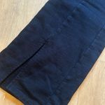 Good American  Womens Essentials Black Split Flare Cotton Sweat pants Photo 5