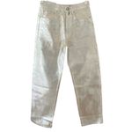 ZARA  Silver Coated Mid Rise Straight Leg Jeans Bloggers Fave 9632/066 Size 6 NWT Photo 6