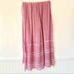 Treasure & Bond  Pink Fringe Cotton Blend Scarf Wrap NWOTS Photo 3