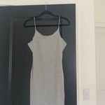 Grey mini dress Gray Size L Photo 3