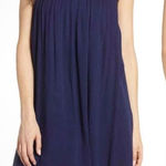 Tommy Bahama  Crinkle Shift Dress Lace Top Lined Summer Dress, Navy, XS, NWT Photo 0