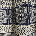 Alya Blue Geo-print Striped Column Skirt size Medium Photo 2