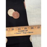 Anthropologie Ruth Embroidered Polka Dot Ribbon Pleated Hem Straight Skirt Black Women Size 10 Photo 9