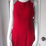 Marsoni by Colors Red Embellished Formal Gown SIZE 6 – Sleeveless Evening Dress Photo 1