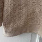 Chico's Chico’s Size 1 Sweater Cream Knit V Neck Pullover‎  Size Medium Beige Top Photo 5