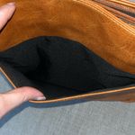 NIP Vegan Leather Crossbody Purse Brown Photo 2