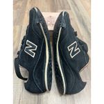 New Balance  442 Black Suede Plaid Lining Sneakers Women's Size 6 Used‎ Photo 2