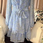 Japna Size XL Long Sleeve Floral Ruffled Dress Photo 2