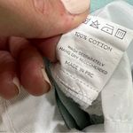 Shekou green and white colorblock jeans Photo 3