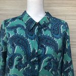 Charlie Jade  polyester blouse Size Large Photo 4