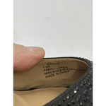 Thalia Sodi Womans Bridget Size 7.5 M Peep Toe Black Sequin Platform Sandals Photo 5