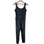 Koral  Jet Infinity Jumpsuit Women’s Medium Black Strappy Back Bodysuit Stretch Photo 2