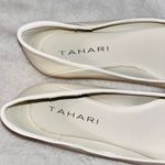 Tahari  Paris Ivory Vegan Pointed Toe Flats sz 9 New! Photo 0
