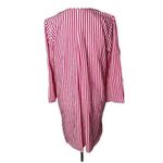 Womens Swimsuit Beach Cover Up Size‎ L Sergio Tegon Striped Preppy Tunic Top White Size L Photo 1