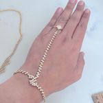 5 pieces gold tone Bollywood jewellery set in excellent condition Photo 6