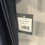 Elegant Navy Blue Evening Gown Size XL Photo 2