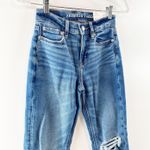 American Eagle Outfitters High Rise Stretch 90s Bootcut Jeans Blue 000 Short Photo 5