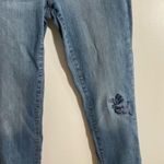 Bass boyfriend floral embroidered jeans Size 4 Blue Photo 3