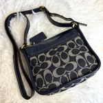 Coach y2k Denim Patent Leather Bleeker Crossbody Photo 1