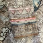 prAna Floral Pattern Top 3/4 Sleeve Pullover Multicolor Women Size LG Photo 5