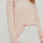 Free People  FIRST LOVE LACE UP TOP Photo 1