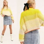 Free People Sunbrite Colorblock Knit Sweater Photo 2