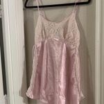 Chic Blush Lace Slip Dress Pink Photo 0