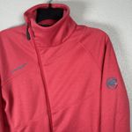 Mammut Borah Jacket Womens Small Fleece Polartec Thermal Asymmetrical Zip Pink Photo 1
