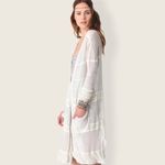 Free People High Tide Long Cardigan Duster in Oatmeal XS Photo 33