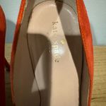 Kate Spade New York Womens Bright Red Suede Pointed Toe Pumps Shoes‎ Size 8.5 Photo 2