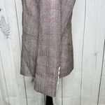 Boston Proper NWT Glen Plaid Single Button Lined Business Blazer Sz 12 Gray Pink Photo 6