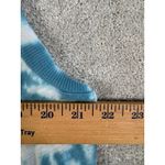 Free People Movement Love Tie Dye Tank Top Muscle Tee Cream Blue Crop Large Photo 2