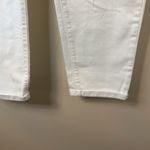 Calvin Klein Women's White Mid Rise Cuffed Ankle Tapered Leg Jean Size 16 33" # Photo 3