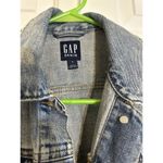 Gap Denim Jacket Women's Medium Blue Button Up Long Sleeve Stretch Casual Retro Photo 1